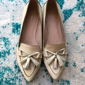 GH Bass Light green loafer with tassels size 7.5